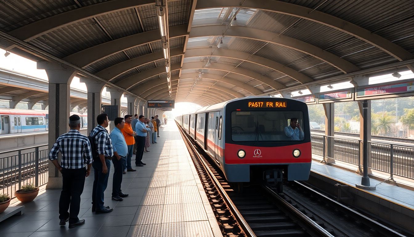 Passenger on Tracks at Indiranagar Metro Station Disrupts Purple Line Services