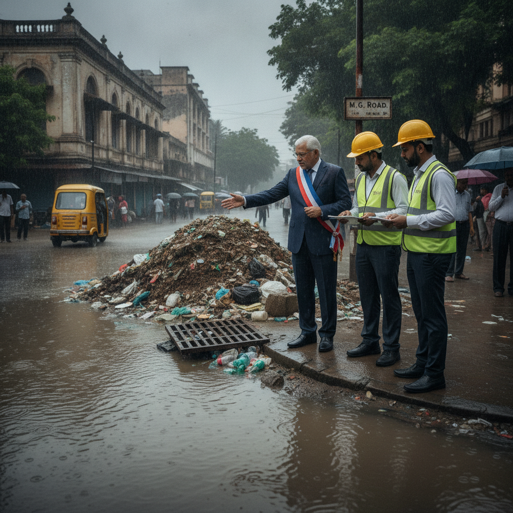 Lokayukta BS Patil Directs Officials to Clear Bengaluru Garbage and Fix Flooding