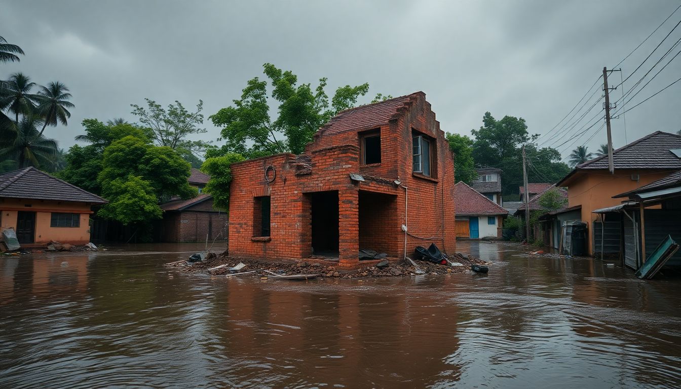 Shivamogga rains kill 65-year-old man and cause house collapse in New Mandli Extension