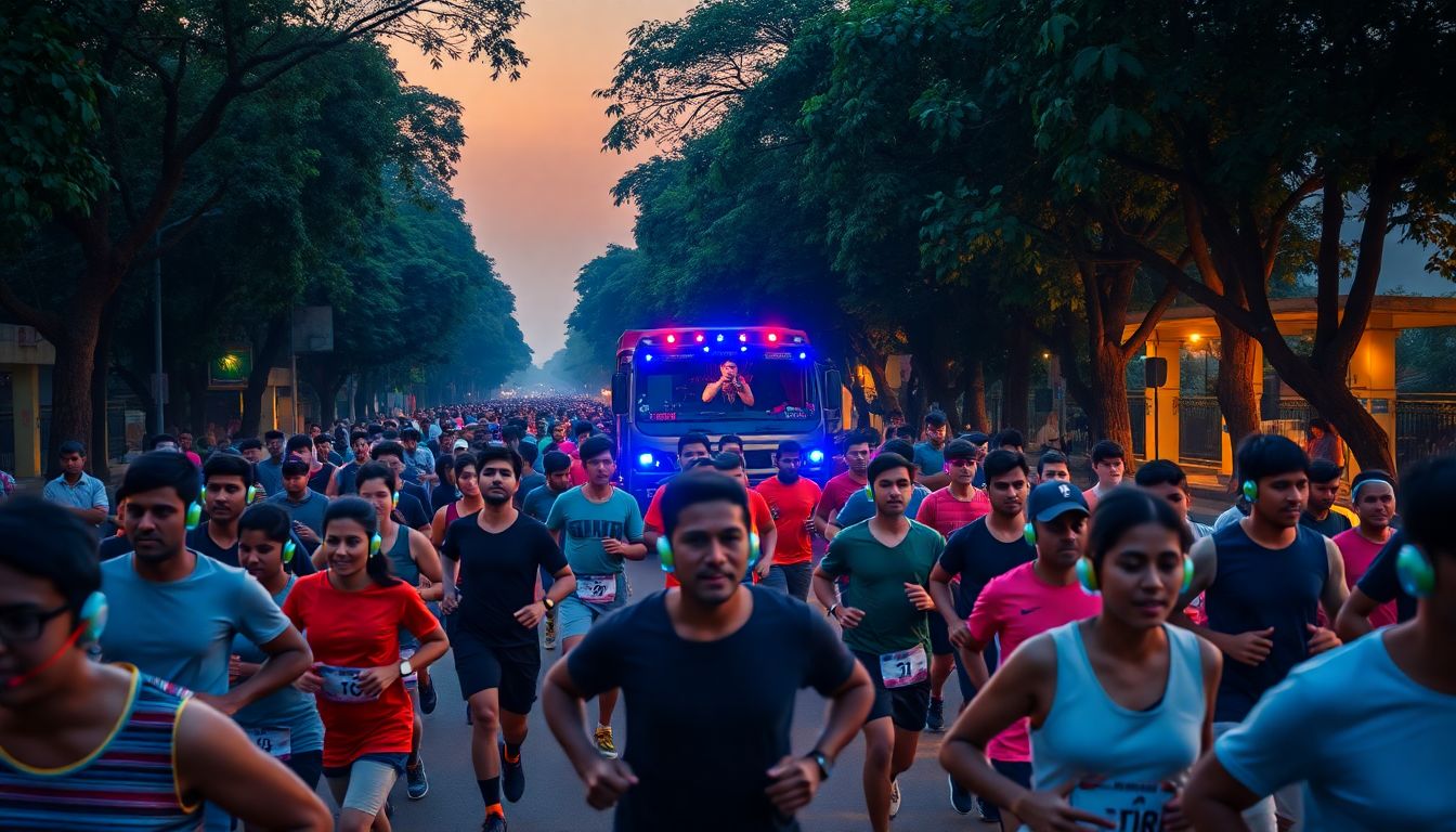 Mile Run Club silent run draws 150 joggers to J P Nagar