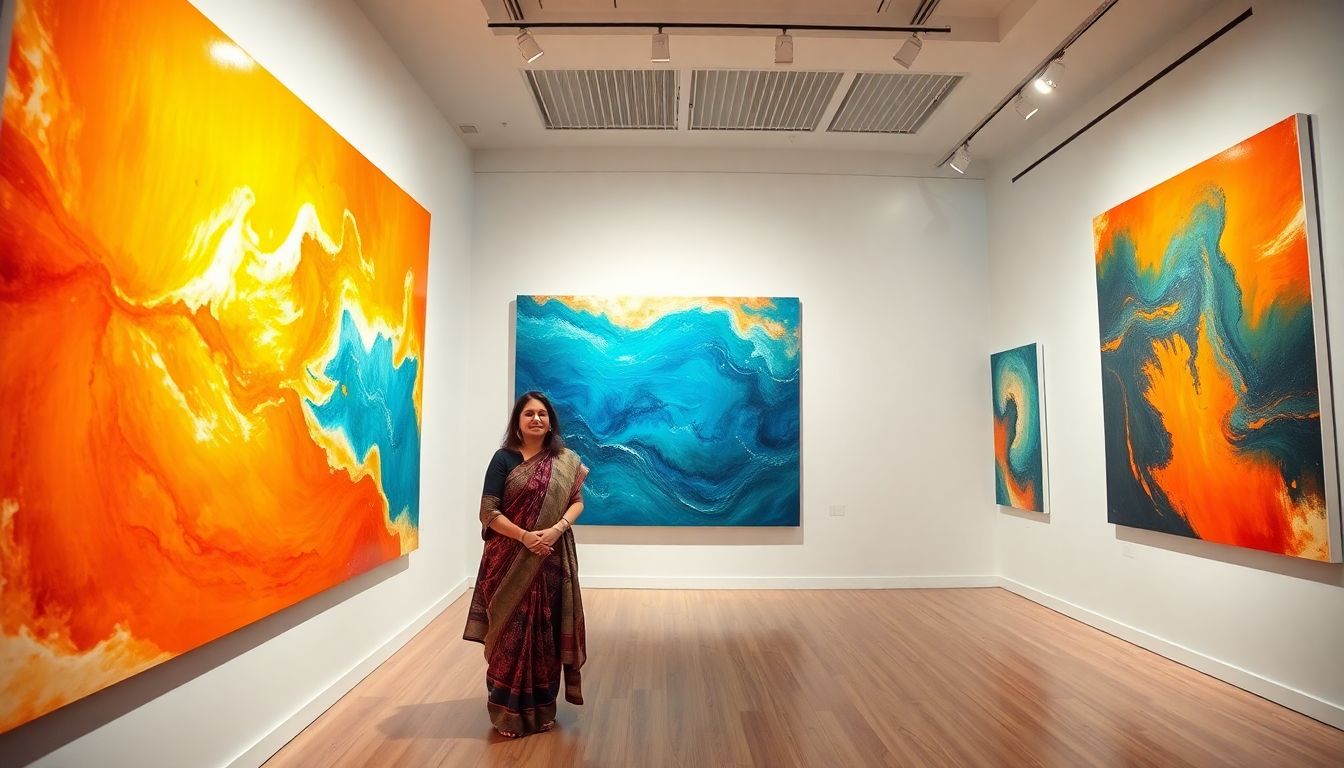 Bengaluru artist Namita Kulkarni exhibits Varthur Lake inspired paintings at UN