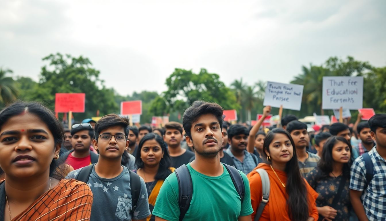 Students and Activists Rally at Freedom Park Seeking Broader Education Reforms