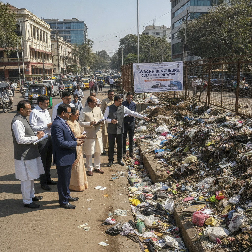Lokayukta BS Patil Orders Bengaluru Officials to Prioritise Garbage and Drainage Issues