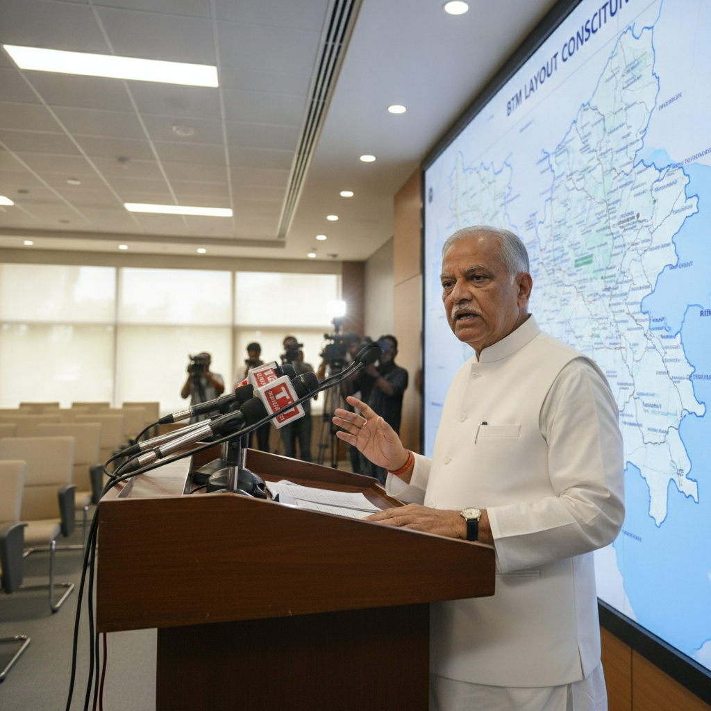 Ramalinga Reddy Restricts Political Focus Solely to BTM Layout Constituency