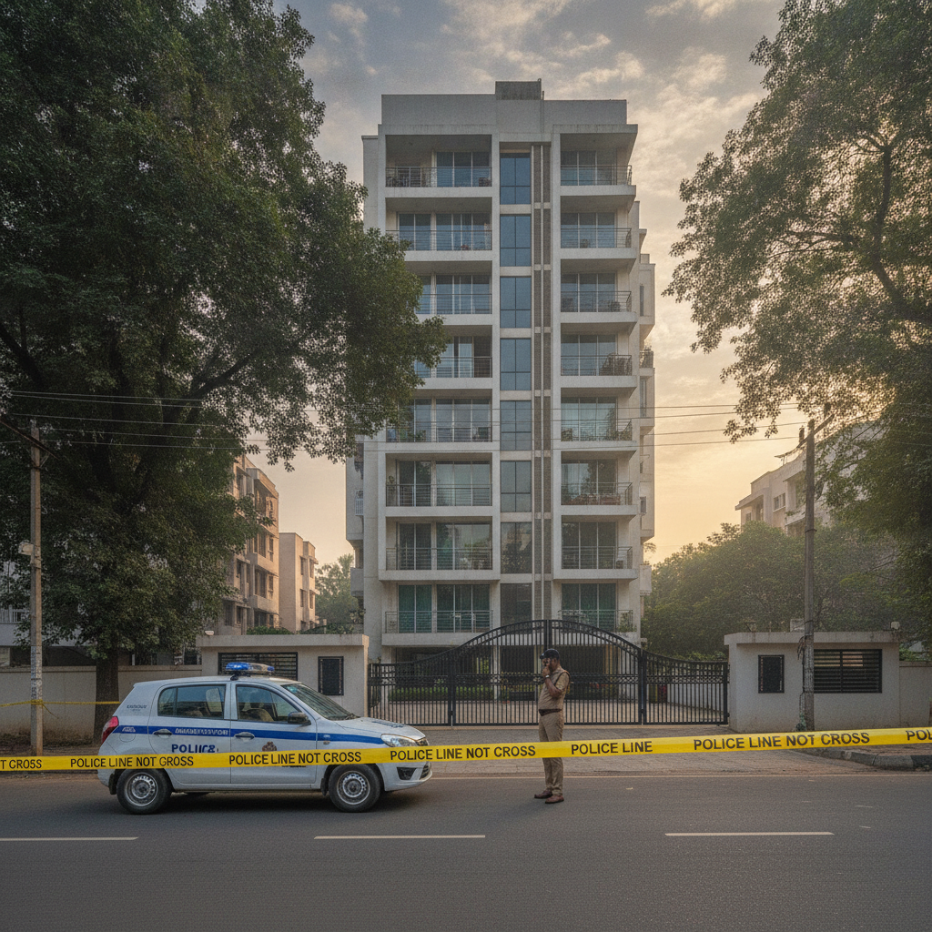 Vaishak, 36, Found Dead in Rajarajeshwarinagar Flat After Call to Actor Krishi Thapanda