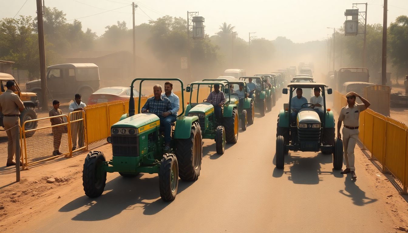 Bidadi Police Ban Tractor Rally as Farmers Vow to Proceed with Protest